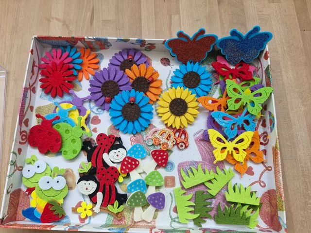 Lote manualidades fieltro