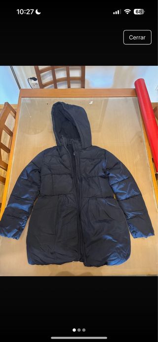 Abrigo invierno niña azul 