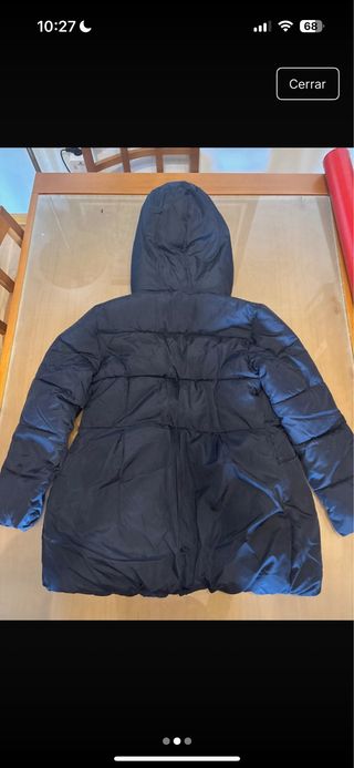 Abrigo invierno niña azul 