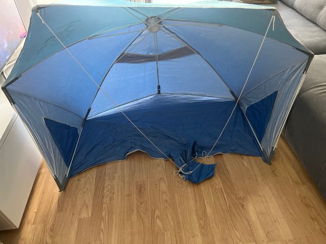 REFUGIO Sombrilla playa  - Azul , UV PROTECTOR