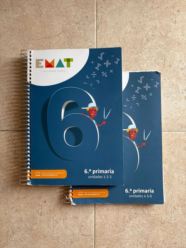 Libro matematicas - 6º Primaria. UD 1-2-3 y 4-5-6