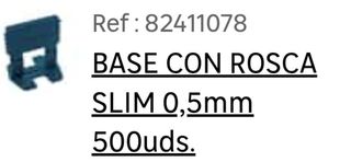 Cuñas y base nivelación baldosas