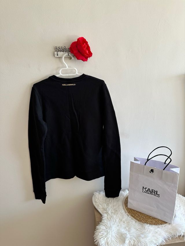 Sudadera afelpad Karl Lagerfeld original