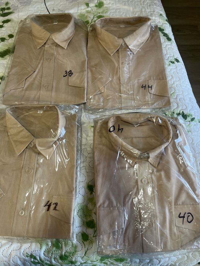 camicie da lavoro beige - taglie 38, 40, 42, 44