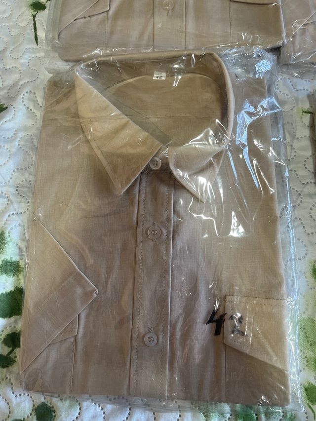 camicie da lavoro beige - taglie 38, 40, 42, 44