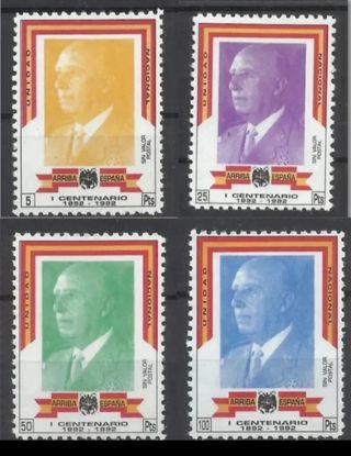 ESPAÑA 1992 CENTENARIO FRANCISCO FRANCO FILATELIA