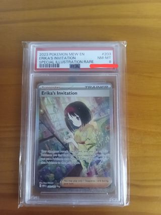Carta Pokémon 151 Erika Full Art - NM