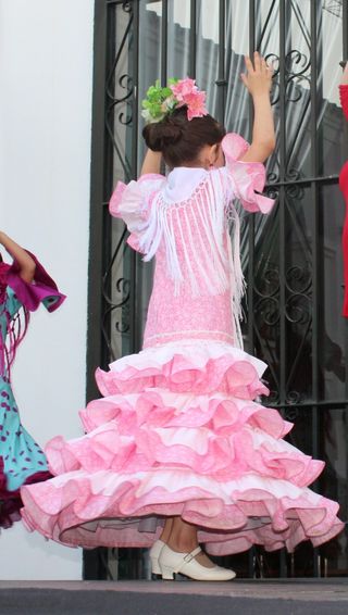 Traje Flamenca niña (6-8 años) con mantoncillo