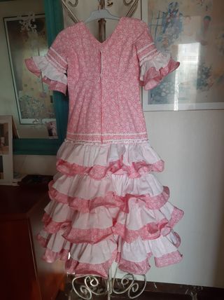 Traje Flamenca niña (6-8 años) con mantoncillo