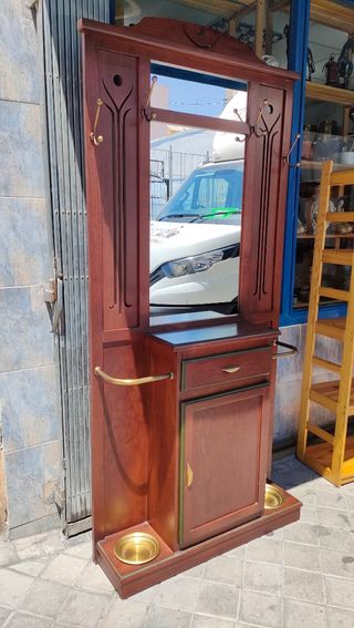Mueble Entrada Recibidor Espejo Zapatero 640513971
