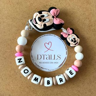 Chupetero personalizado Minnie