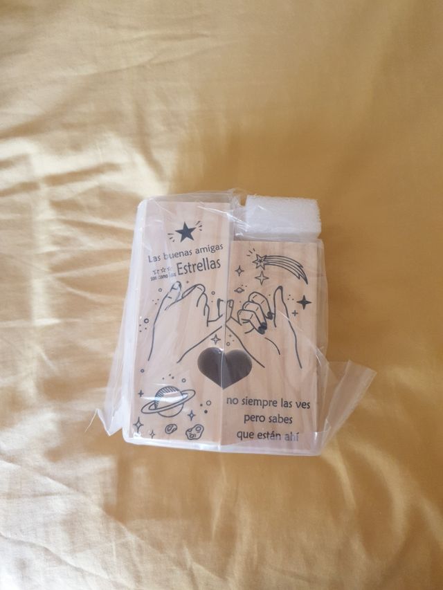 Candelabros Amistad - Madera