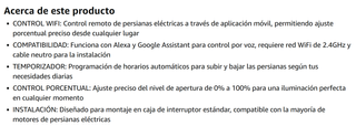 Interruptor Persiana Inteligente WiFi. Heuxgir