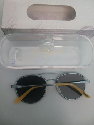 Gafas sol redondas azules