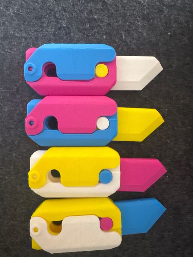 Cuchillos Fidget TikTok 3D