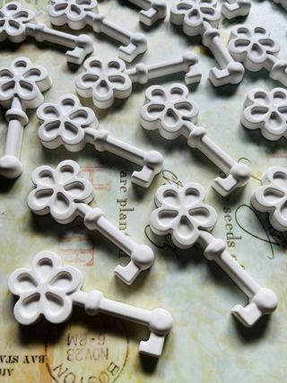 18 Chiavi gesso shabby chic