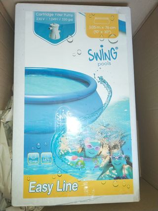 Piscina sin estrenar
Swing Easy Line 3,05x7