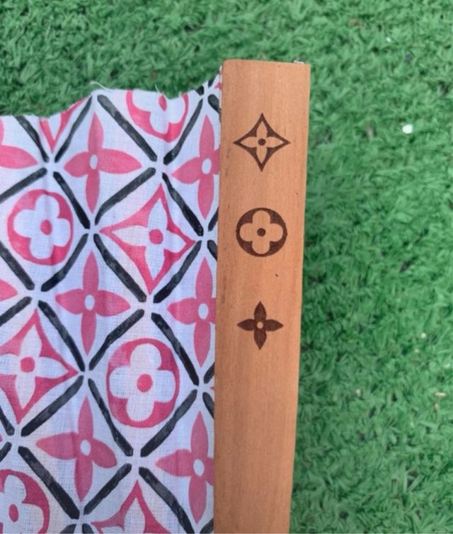 Louis Vuitton original Abanico Louis Vuitton Pink