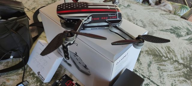 DJI Mini 2 - Drone con diseño Thin Red Line