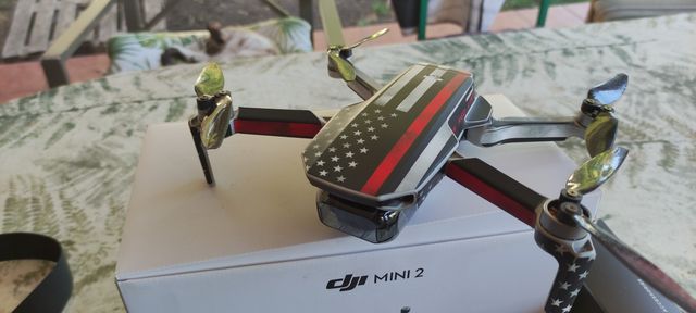 DJI Mini 2 - Drone con diseño Thin Red Line
