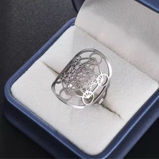 Anillo Metatrón Plateado
