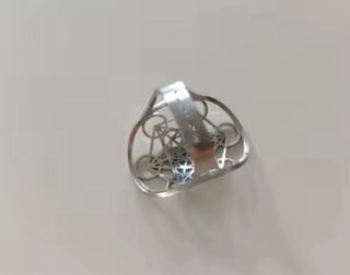 Anillo Metatrón Plateado