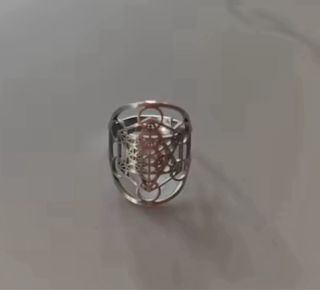 Anillo Metatrón Plateado