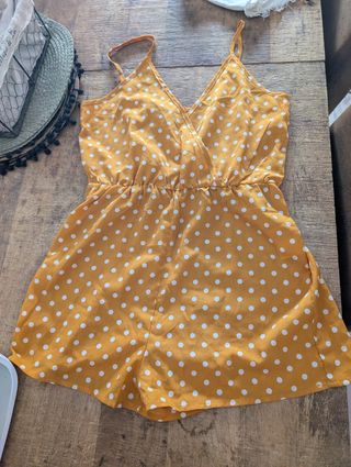 Mono lunares amarillo