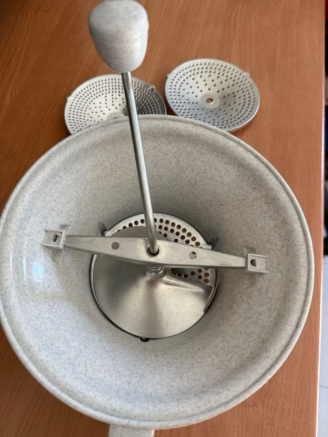 Pasapurés manual, 3 discos