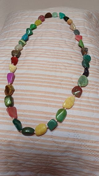 Collar Piedras Multicolor