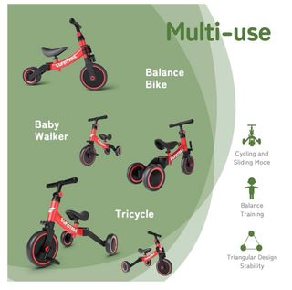 Triciclo ElfinTrike rojo