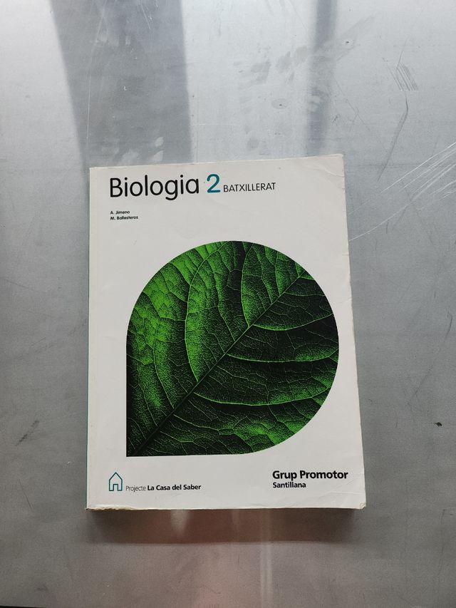 BIOLOGÍA 2 BATXILLERAT LA CASA DEL SABER (Catal...