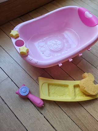 Bañera Nenuco bebé rosa
