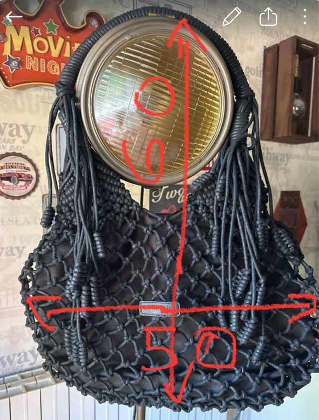 Bolso red Fun&Basics negro