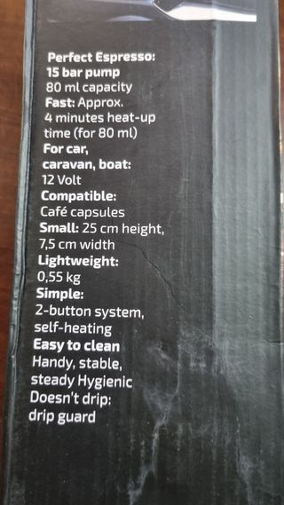 Cafetera eléctrica portátil