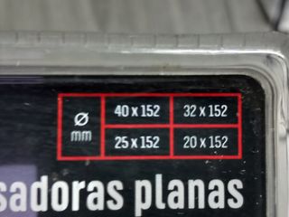 Brocas planas Parkside (4 unidades)