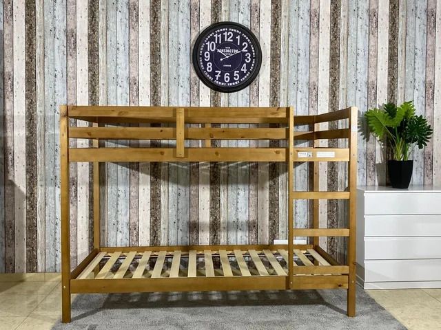 Litera madera maciza doble