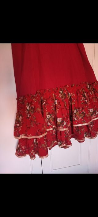 Traje Flamenca Rojo