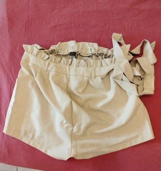 Shorts beige Maternità tg L