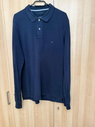 Polo Tommy Hilfiger L - Azul