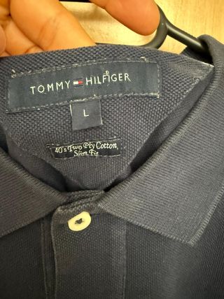 Polo Tommy Hilfiger L - Azul