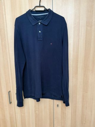 Polo Tommy Hilfiger L - Azul