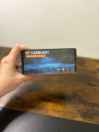 Linterna UV 365nm Profesional Recargable Luz Negra