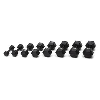 SET MANCUERNAS HEXAGONALES PRO TODO NEGRO DIAMOND 