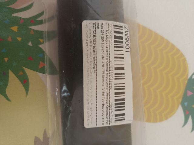 Comando TV set top Box MAG - Controle Remoto