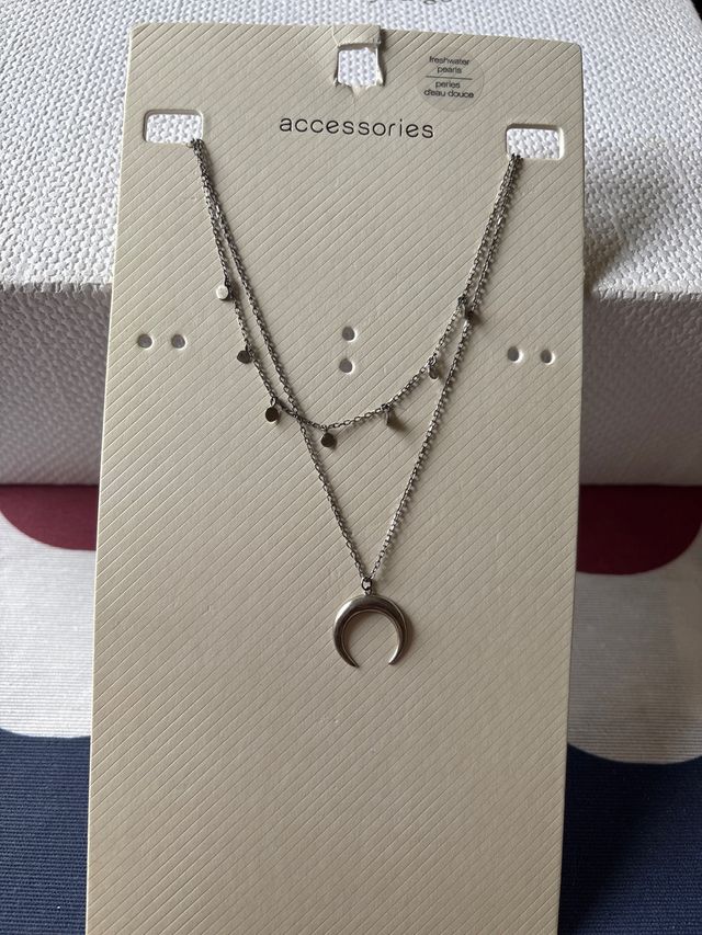 Collar doble bisuteria