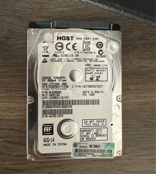 Disco Duro HGST 500GB SATA