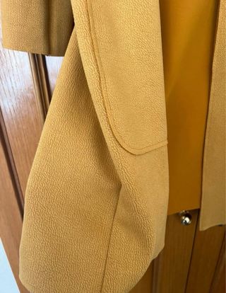 Chaqueta larga ante - Amarilla