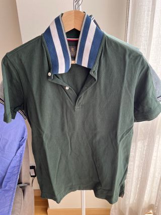 Juego de 5 polos hombre talla S 100% algodón