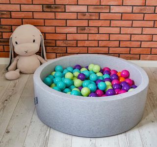 Piscina bolas bebé - Gris